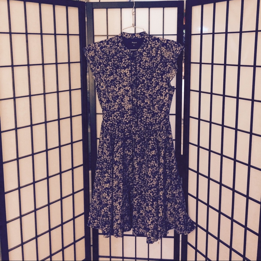 Madewell Newsprint Floral Shirtdress
